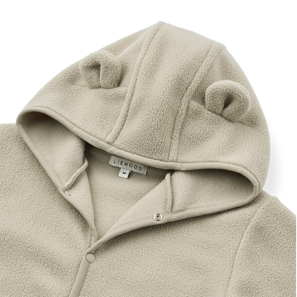 Liewood Baby Fleece Coverall 'Theodore' Mist