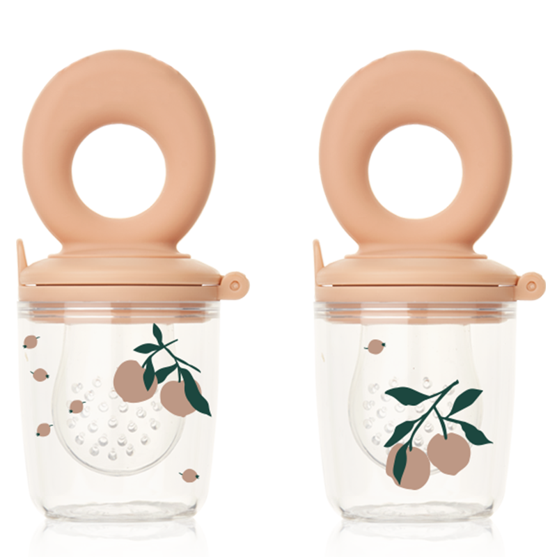 Liewood Beikost Fruchtsauger 'Miranda' 2er Set Peach/Sea Shell