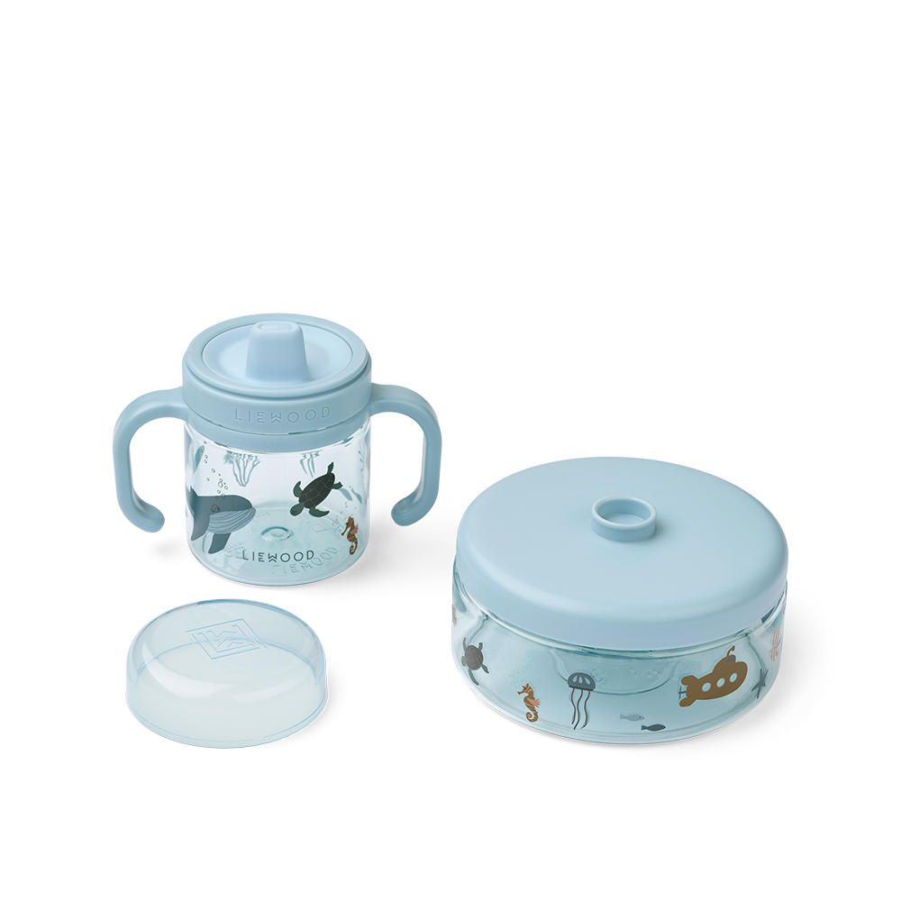 Liewood  Kindergeschirr Set 'Beatrix' Sea Creature/Sandy