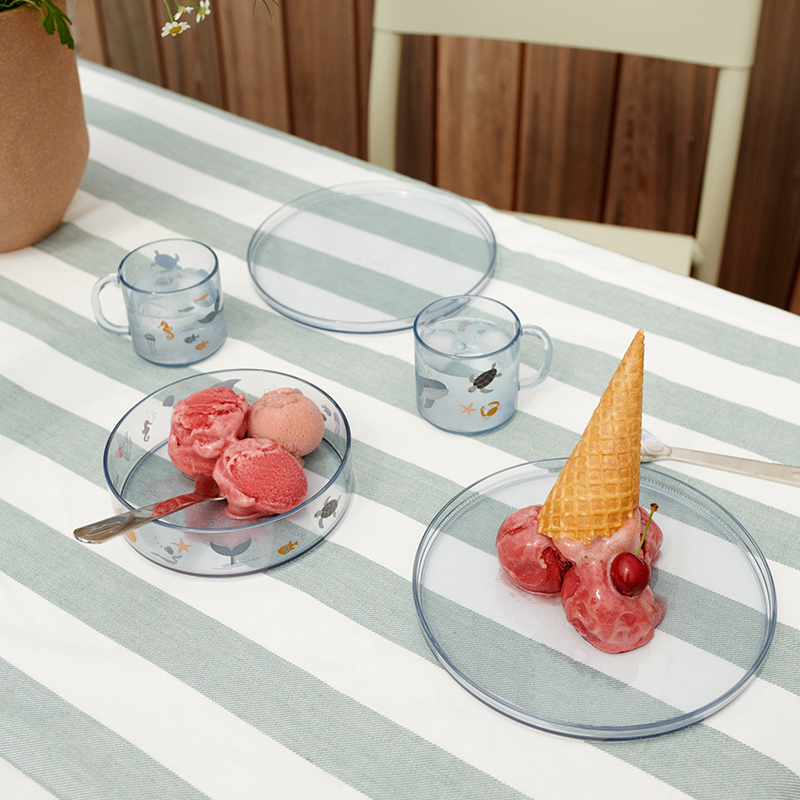Liewood  Kindergeschirr Set &#39;Siva&#39; Sea Creature/Sandy