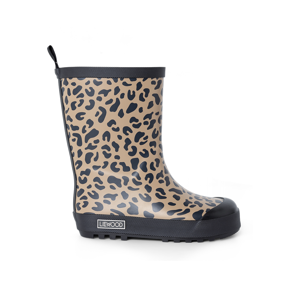 Liewood Thermal Rain Boots 'Mason' Mega Leo/Oat Mix