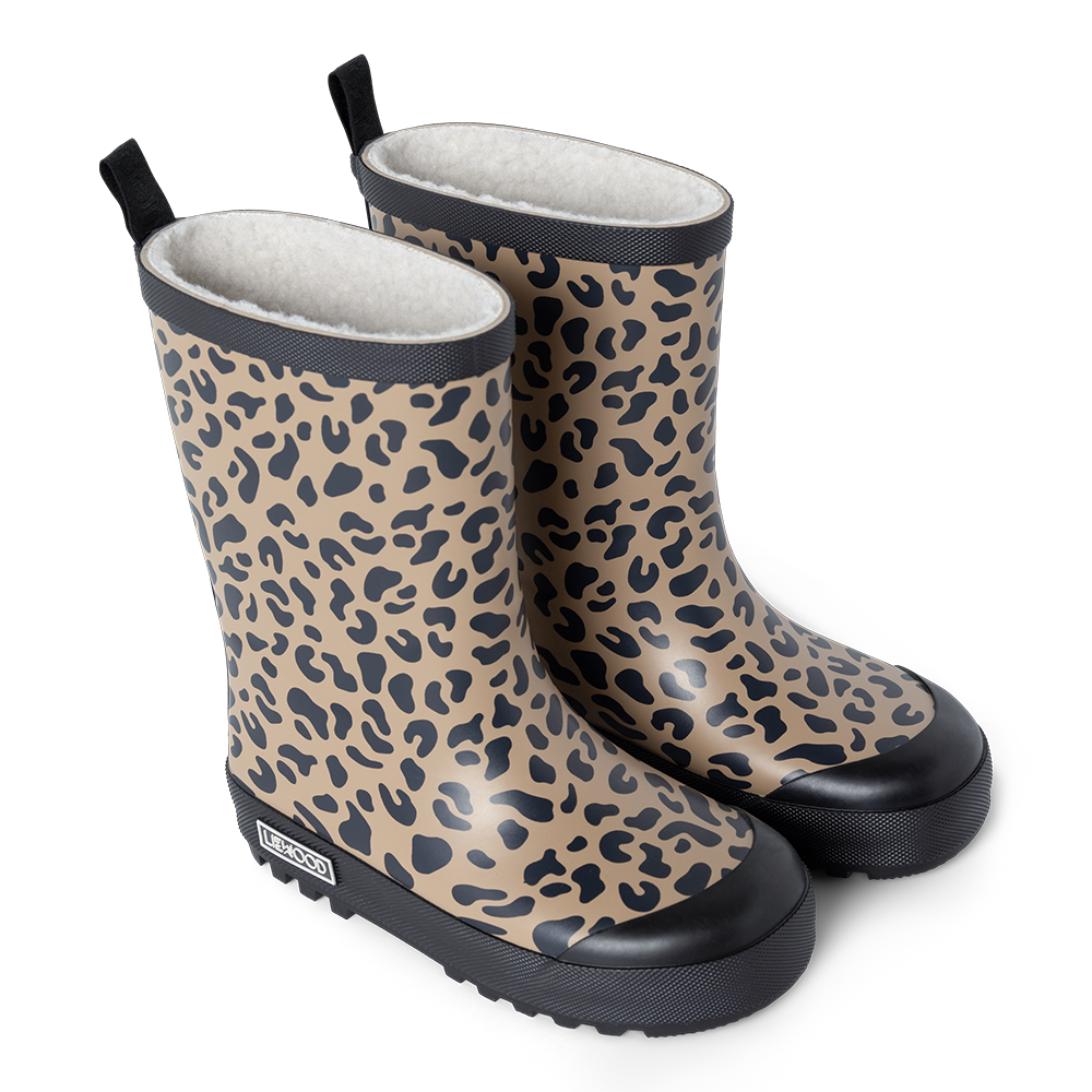 Liewood Thermal Rain Boots 'Mason' Mega Leo/Oat Mix