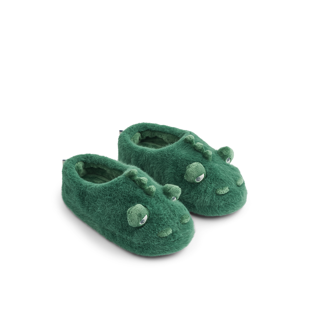 Liewood Krokodil Hausschuhe/Finken &#39;Aviaja&#39; Garden Green