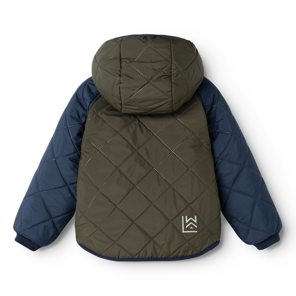Veste thermique réversible Liewood « Jackson » Army Brown/Classic Navy