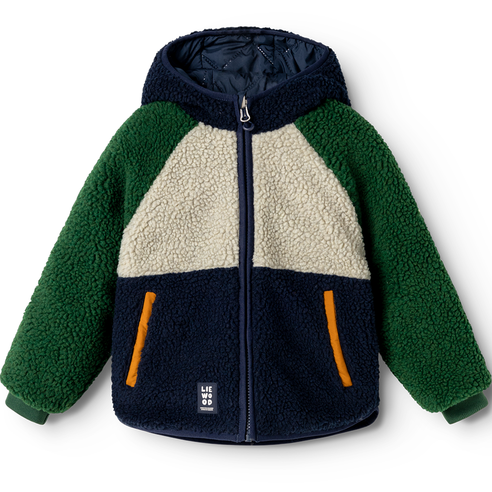 Liewood Wendbare Thermojacke 'Jackson' Garden Green Multi Mix