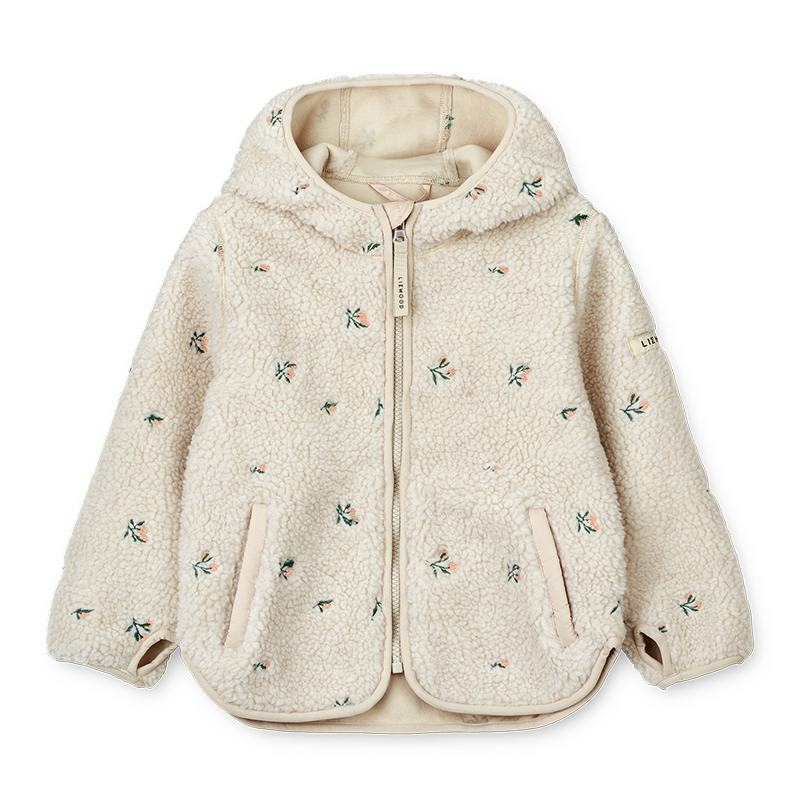 Liewood  Jacke mit Kapuze &#39;Mara&#39;  Peach/Sandy Stickerei