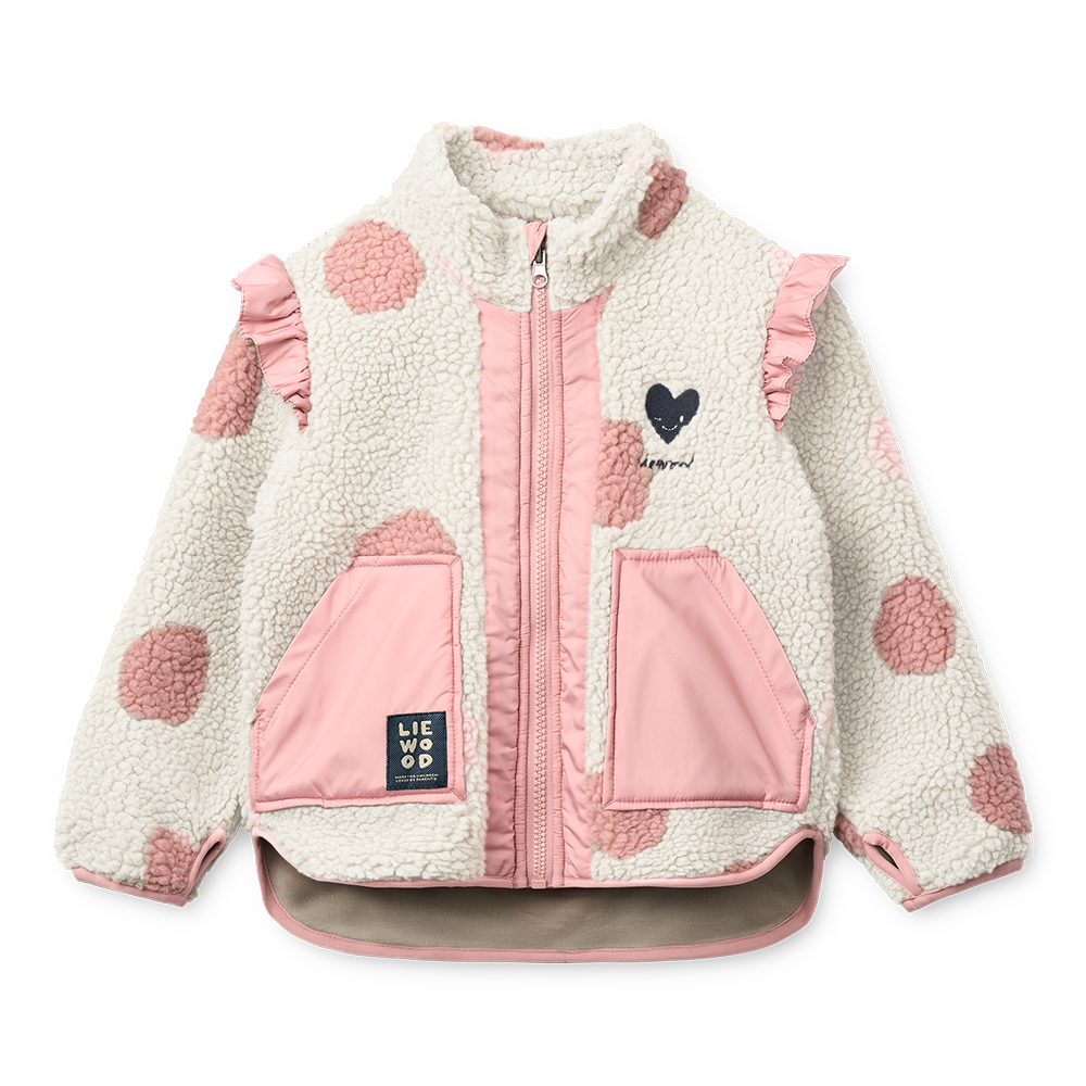 Liewood Jacket 'Noam' Spot Dot Sandy/Rose Blush Mix