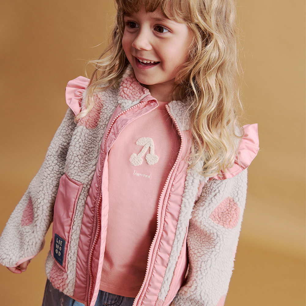 Liewood Jacket 'Noam' Spot Dot Sandy/Rose Blush Mix