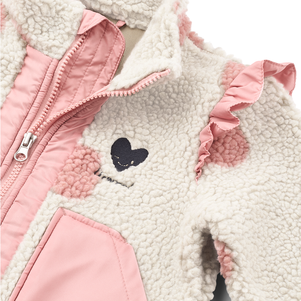 Liewood Jacket 'Noam' Spot Dot Sandy/Rose Blush Mix