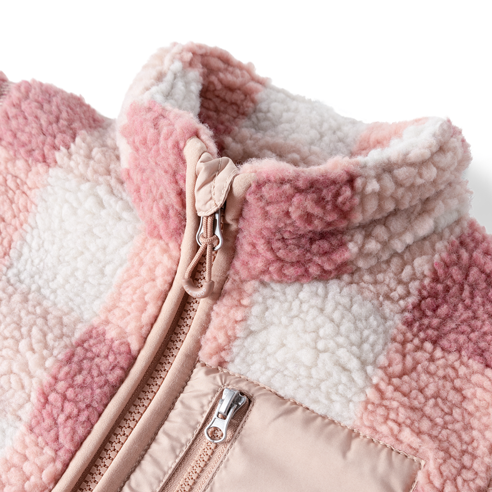 Liewood Jacket 'Nolan' Mega Check/Rose Blush