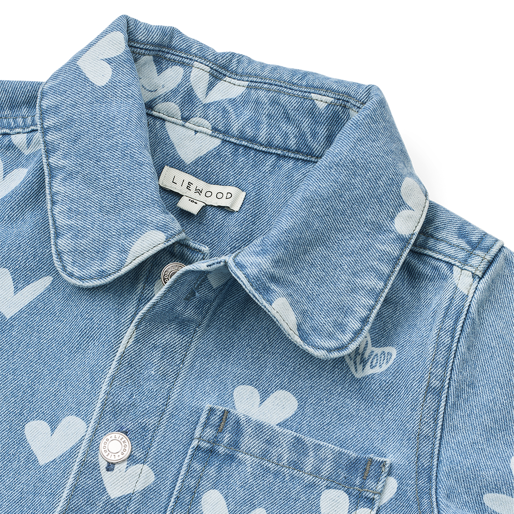 Liewood Denim Hemd 'Kenza' Sweethearts/Light Blue Denim