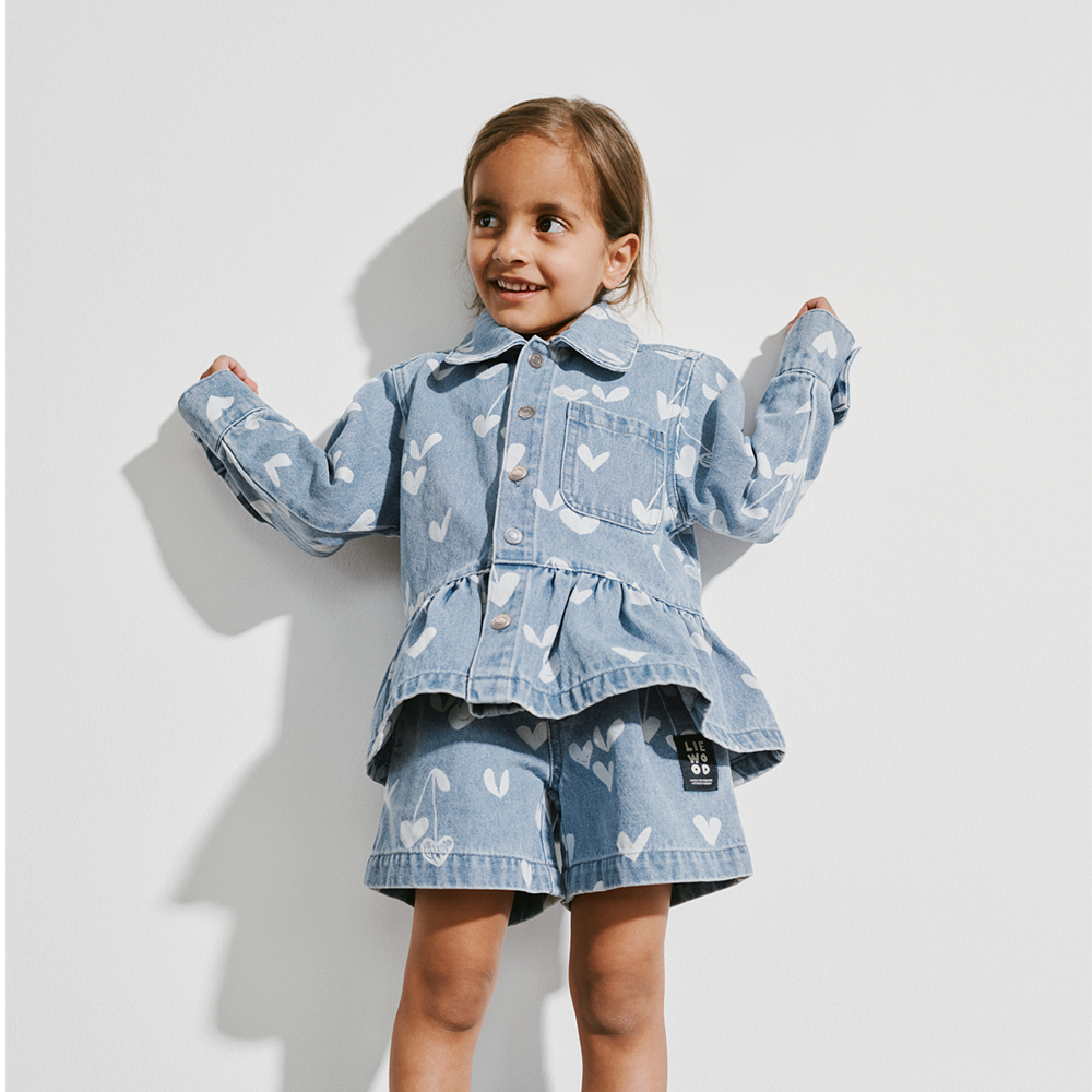 Liewood Denim Hemd 'Kenza' Sweethearts/Light Blue Denim