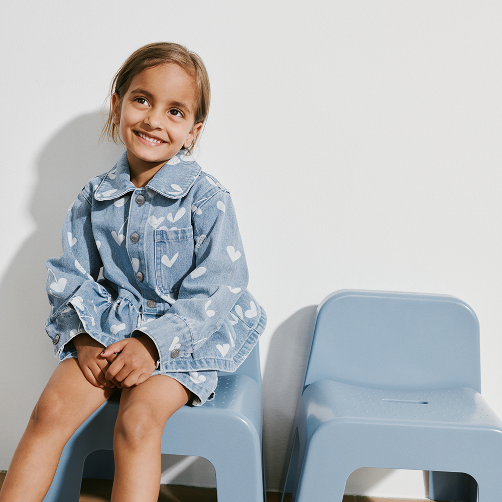 Liewood Denim Hemd 'Kenza' Sweethearts/Light Blue Denim