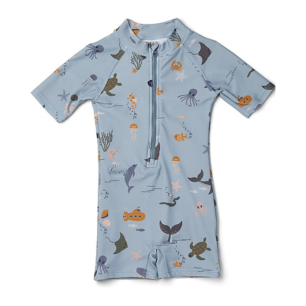 Liewood Bade-Jumpsuit 'Max' Sea Creature Mix