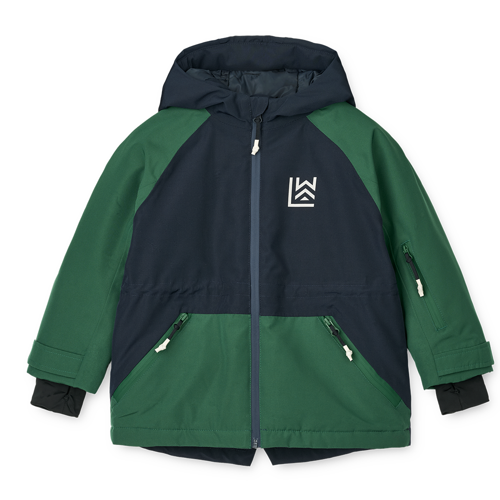 Liewood  Winter/Ski-Jacke &#39;Kalle&#39; Classic Navy/Garden Green