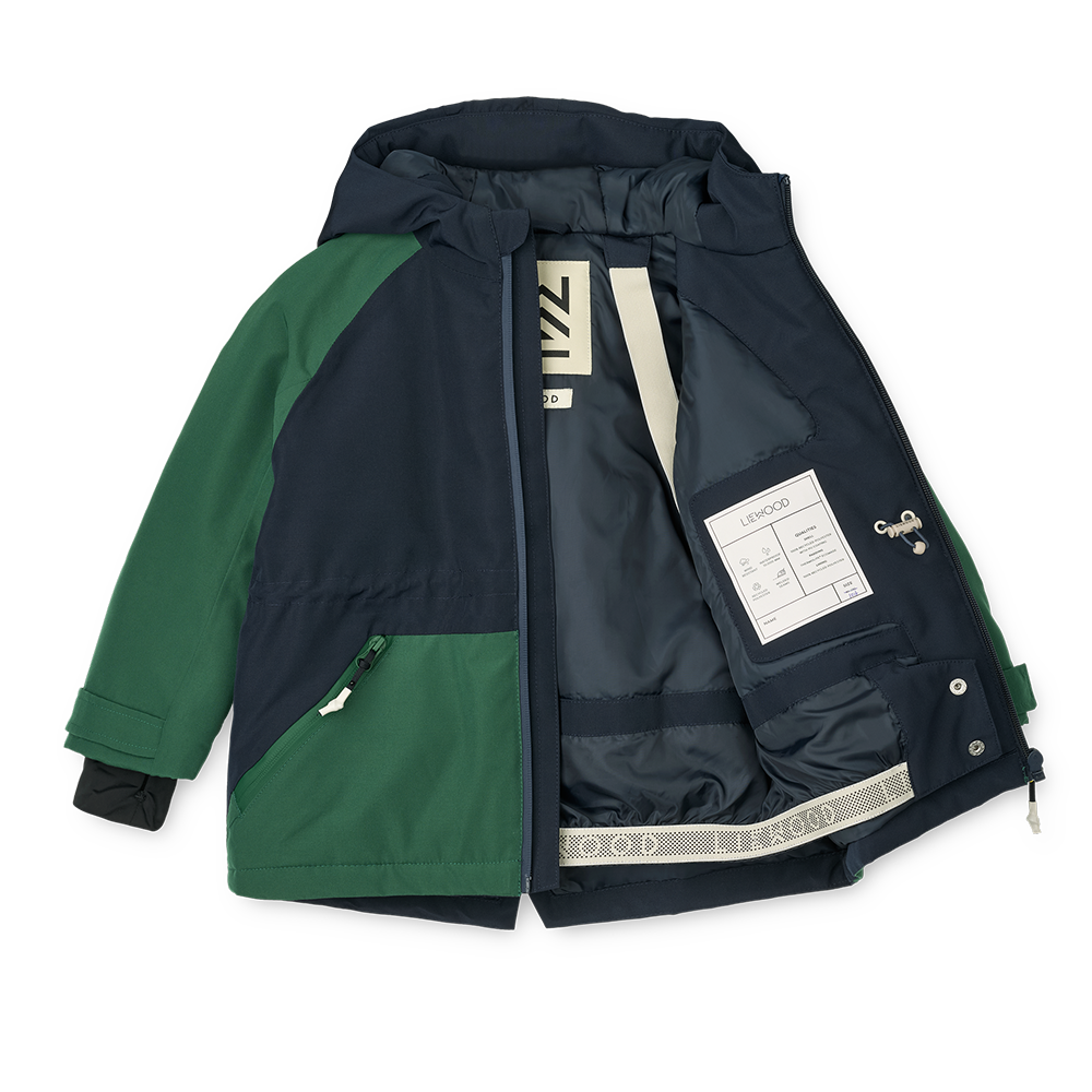 Liewood  Winter/Ski-Jacke &#39;Kalle&#39; Classic Navy/Garden Green