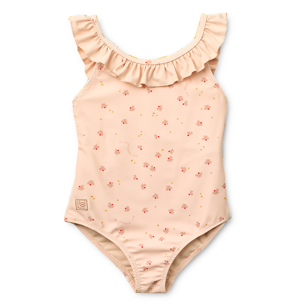 Liewood Maillot de bain UV « Kallie » Mini Butterfly/Apple Blossom