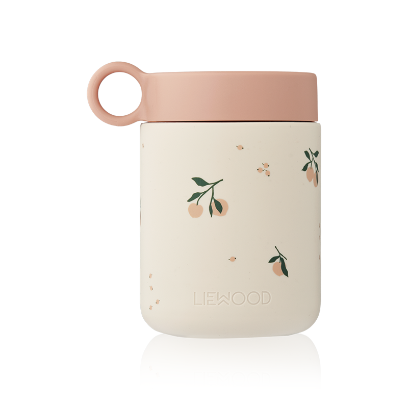 Liewood Insulated Mug 'Kian' Peach/Sea Shell
