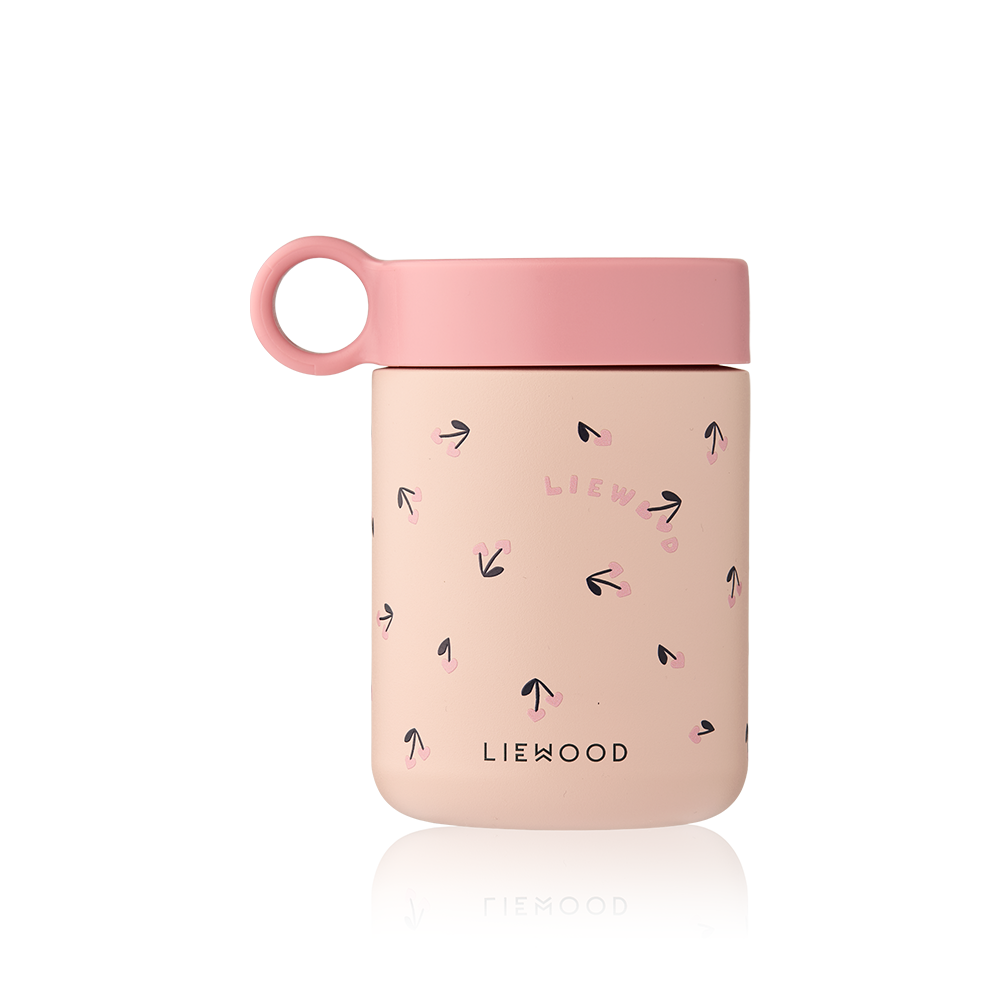 Liewood Boîte à déjeuner isotherme 'Kiani' Mini Cherry Heart/Rosey