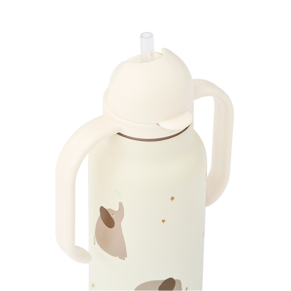 Liewood Trinkflasche 'Kimmie' 250 ml Elephant/Creme de la Creme