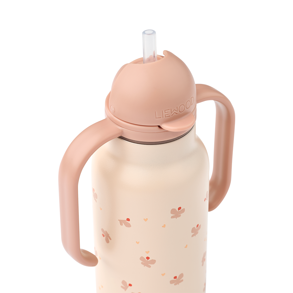 Liewood Trinkflasche 'Kimmie' 250 ml Mini Butterfly/Apple Blossom - Online MY SNOWFLAKE