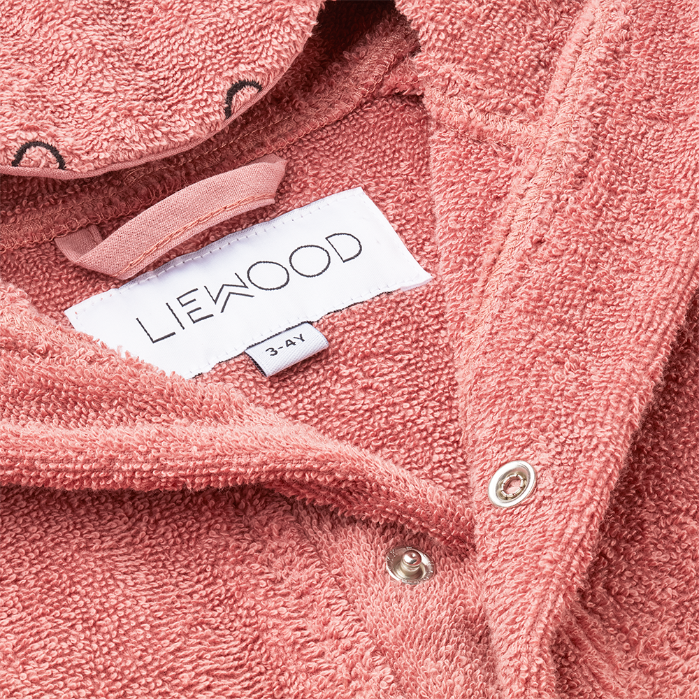 Liewood Kinder Hippo-Bademantel 'Lily'Raspberry Mix