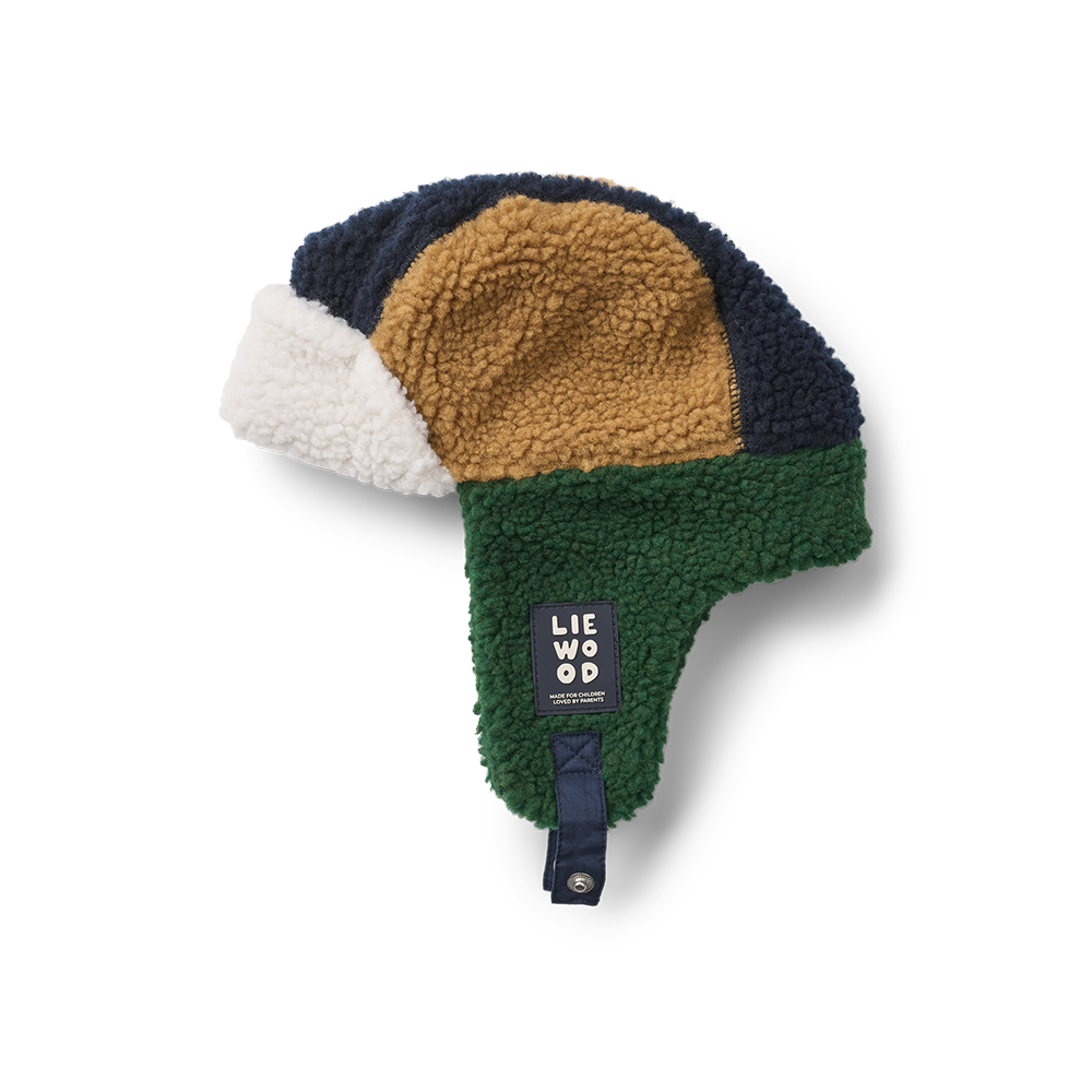 Liewood  Teddy Mütze mit Ohrenklappen &#39;Bravo&#39;  Classic Navy Multi Mix