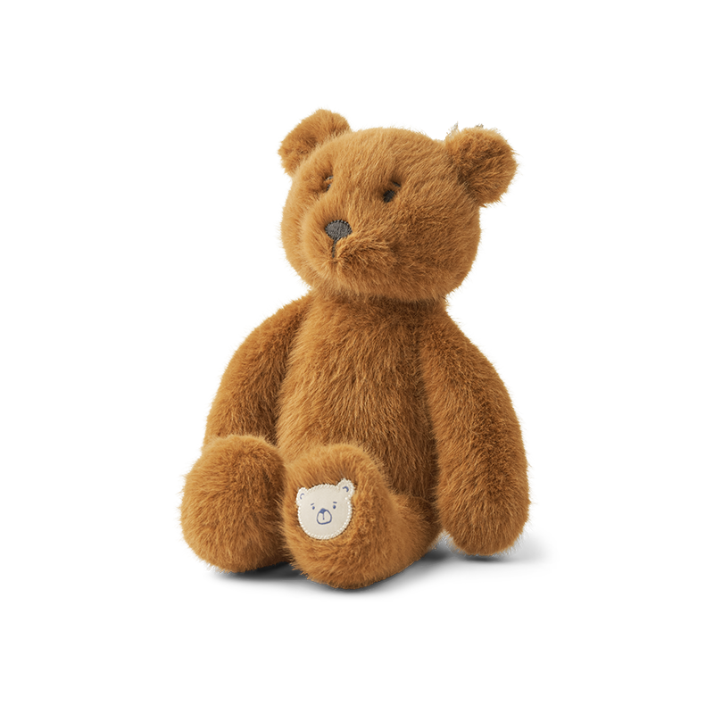Brauner Teddybär von Liewood. 