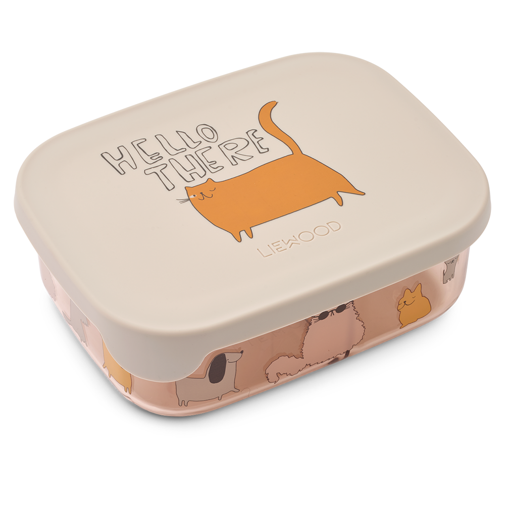 Liewood boîte à repas pour enfant "Arthur" Chats et Chiens/Sandy
