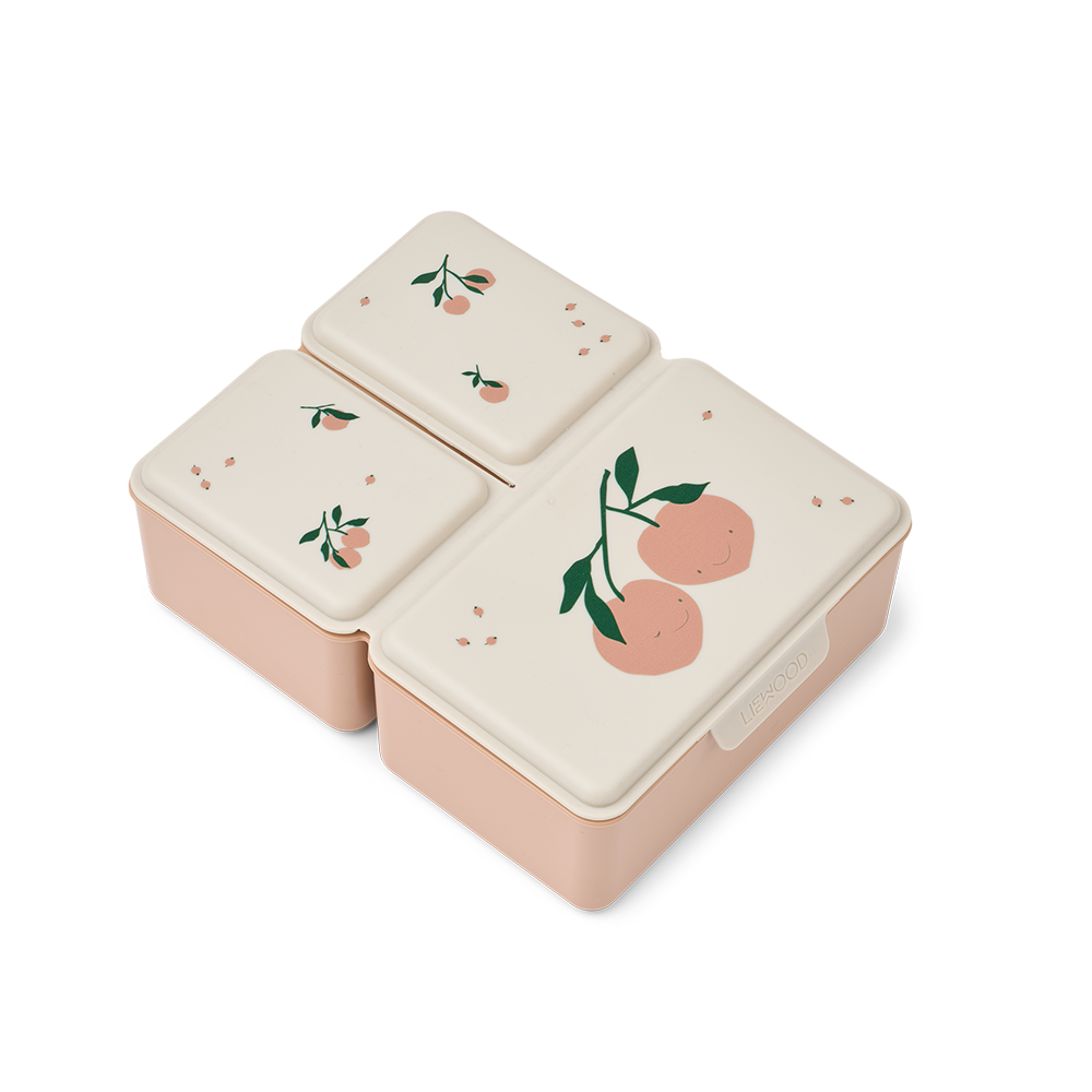 Liewood  Kinder Lunchbox 'Driss' Peach Me/Sea Shell - Online MY SNOWFLAKE