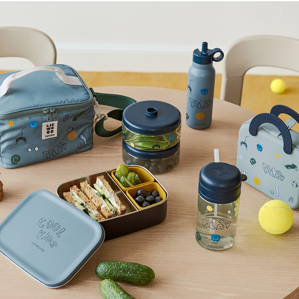 Liewood foldable lunch box 'Elara' Play/Dusty Peppermint