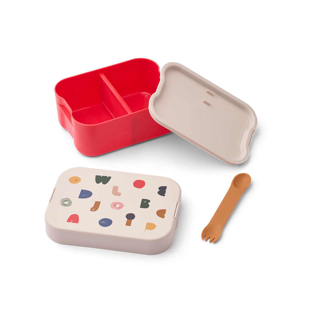 Liewood Children's Lunchbox Set 'Chelsea' Characters/Sandy