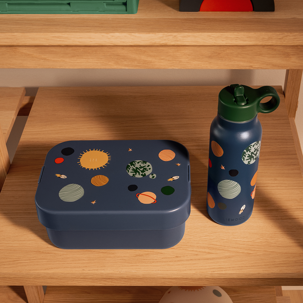 Liewood  Kinder Lunchbox-Set 'Chelsea' Universe/Classic Navy
