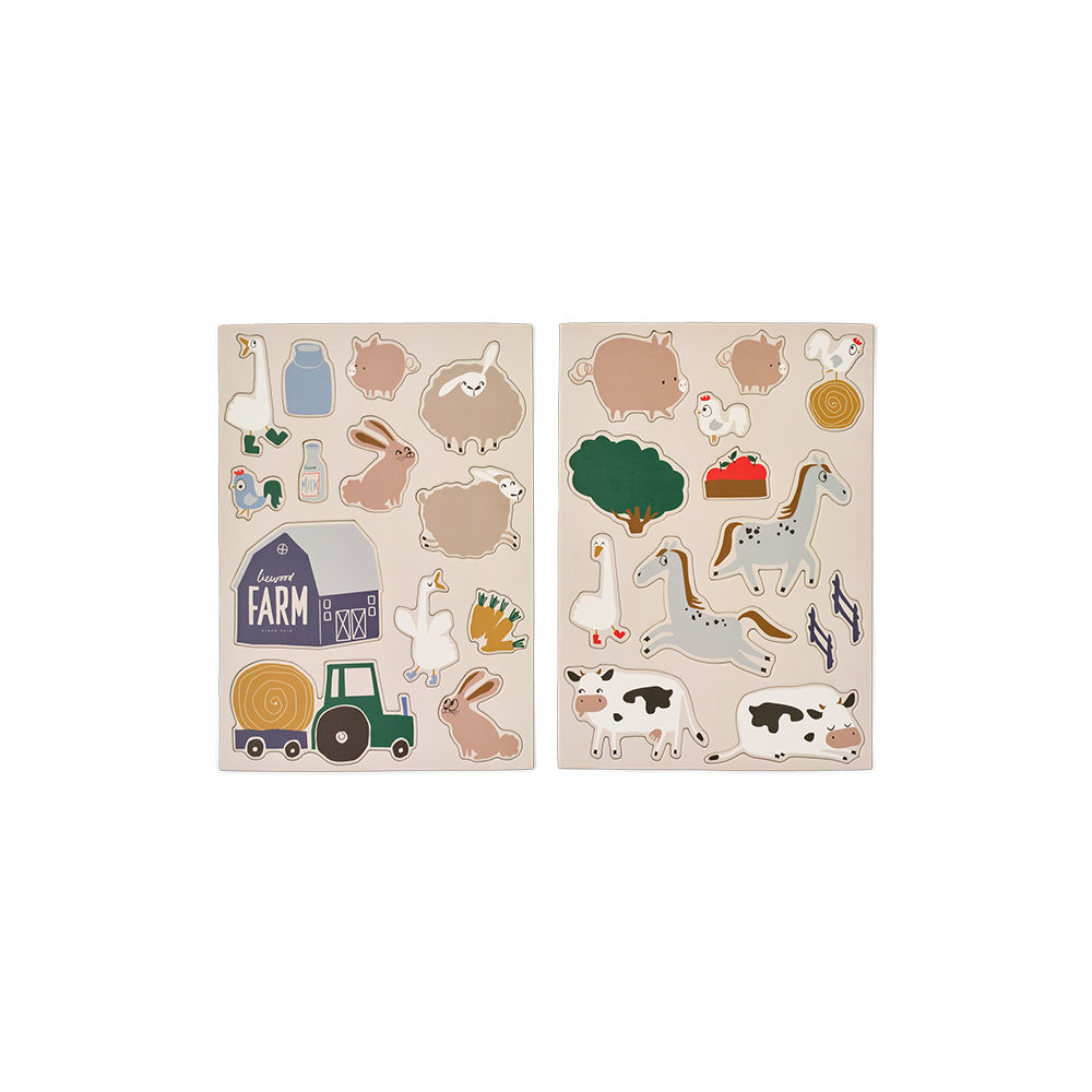 Liewood Magnete 'Vento' Farmlife/Sandy