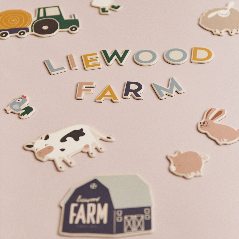 Liewood Magnete 'Vento' Farmlife/Sandy