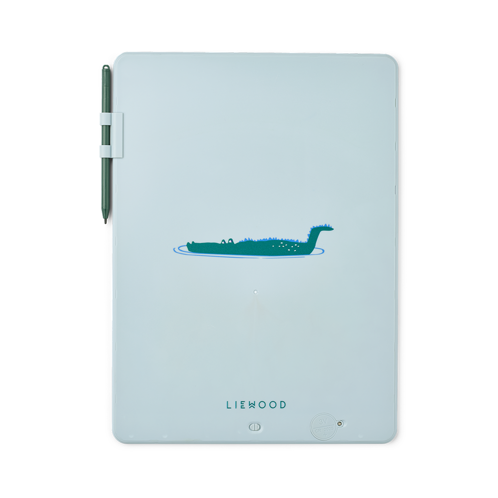 Liewood Magisches LCD-Maltablet &#39;Zora&#39; Croco/Dove Blue