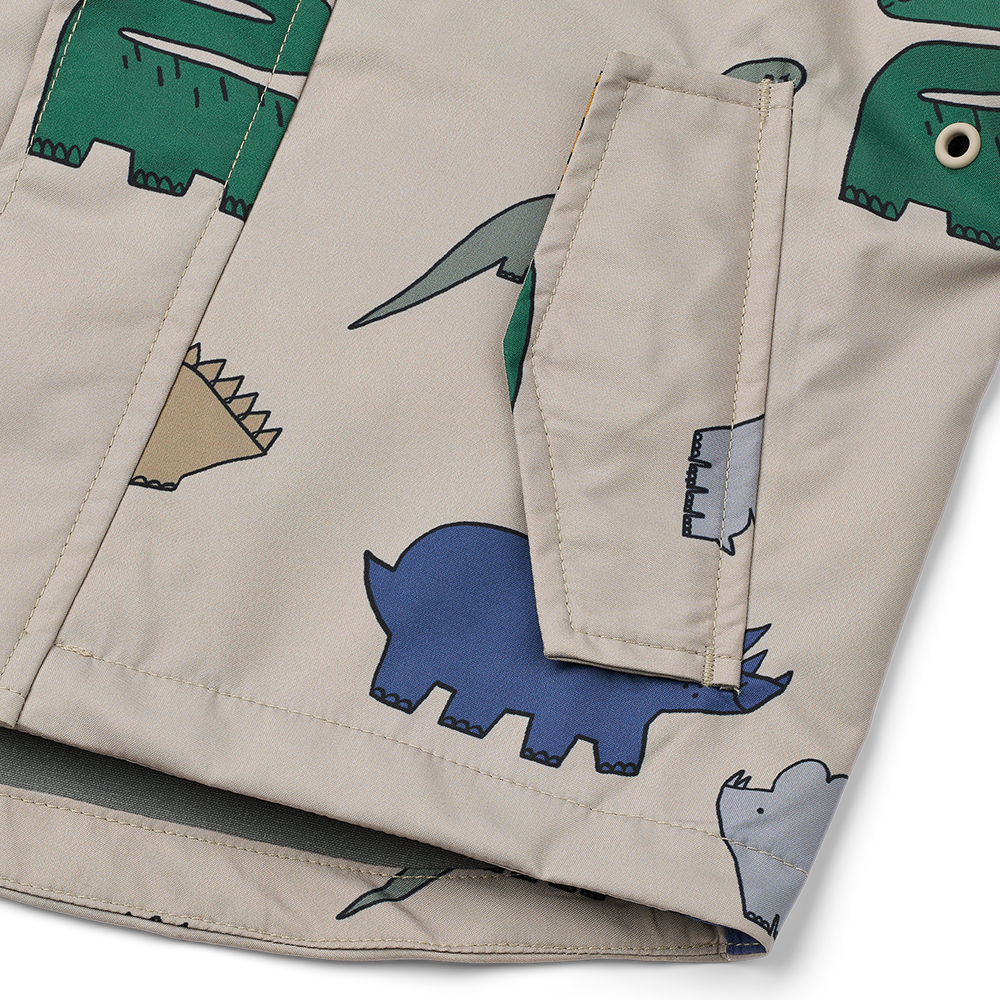 Liewood  Regenjacke/-hose Set &#39;Manu&#39;  Dinosaurs/Mist