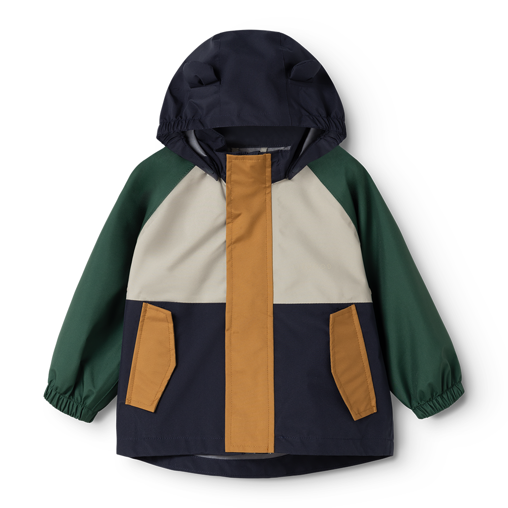 Liewood Rain Jacket/Pants Set 'Manu' Garden Green/Multi Mix
