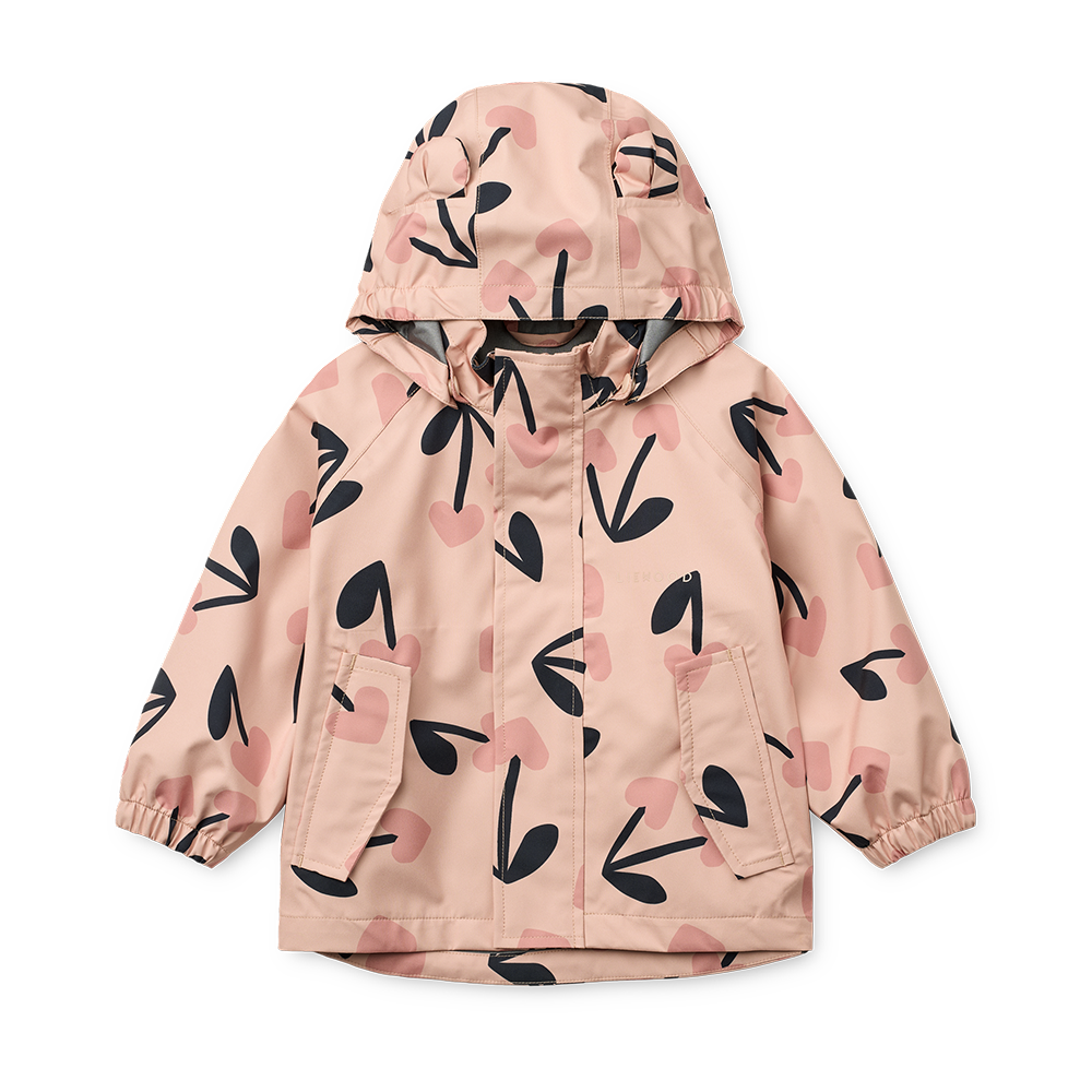 Liewood  Regenjacke/-hose Set 'Manu' Mega Cherry Heart/Rosey Mix
