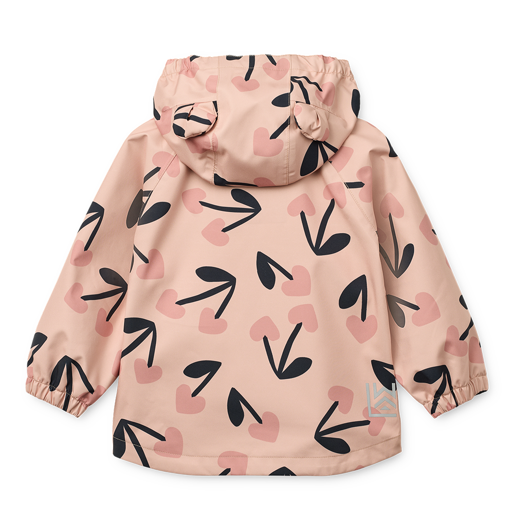 Liewood  Regenjacke/-hose Set 'Manu' Mega Cherry Heart/Rosey Mix