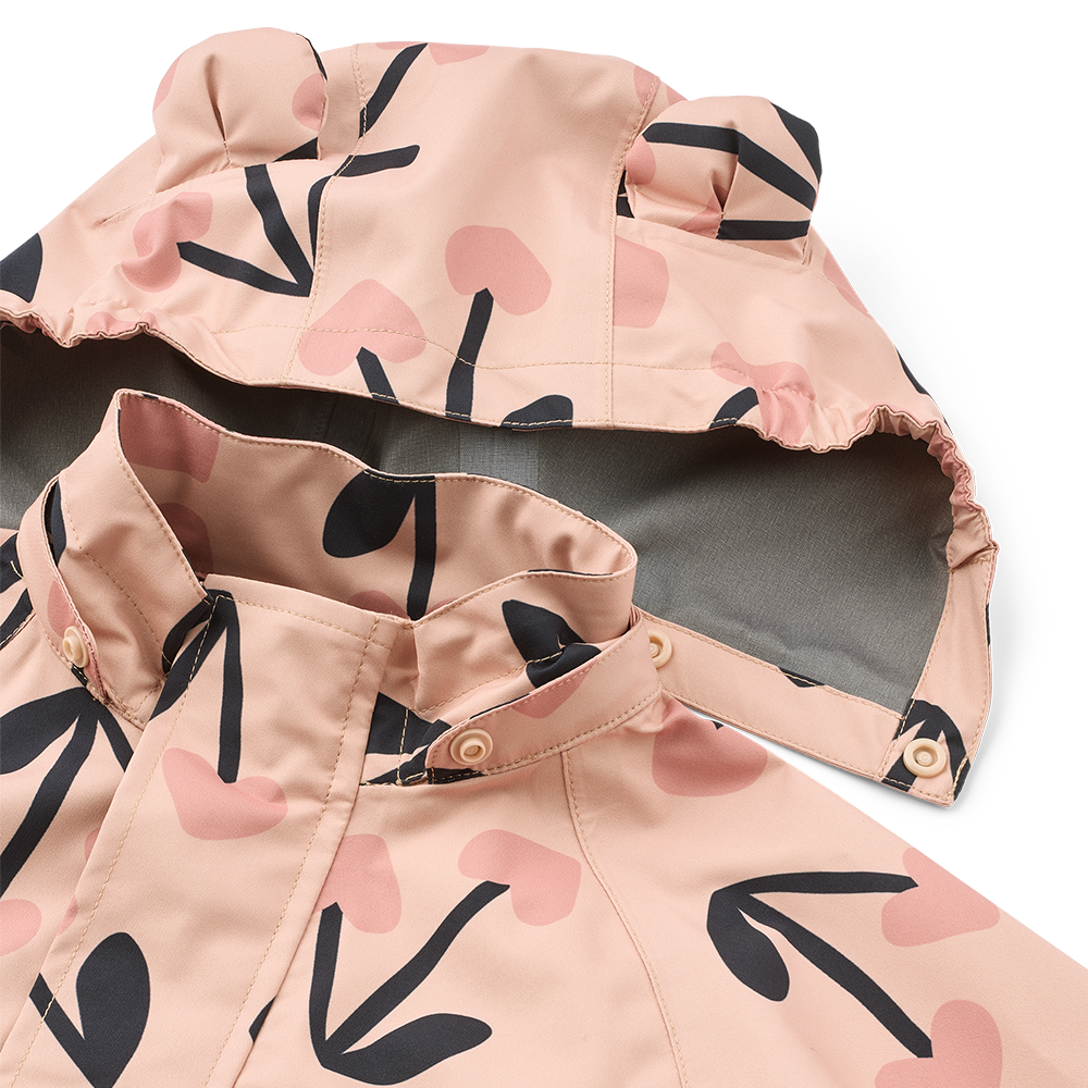 Liewood  Regenjacke/-hose Set 'Manu' Mega Cherry Heart/Rosey Mix