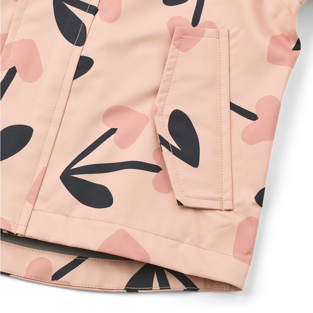 Liewood  Regenjacke/-hose Set 'Manu' Mega Cherry Heart/Rosey Mix