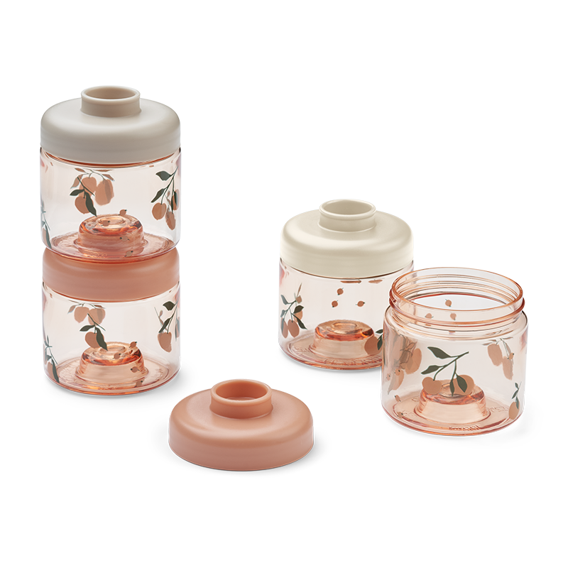 Liewood Milchpulver-Portionierer &#39;Dominique&#39; Peach/Sea Shell