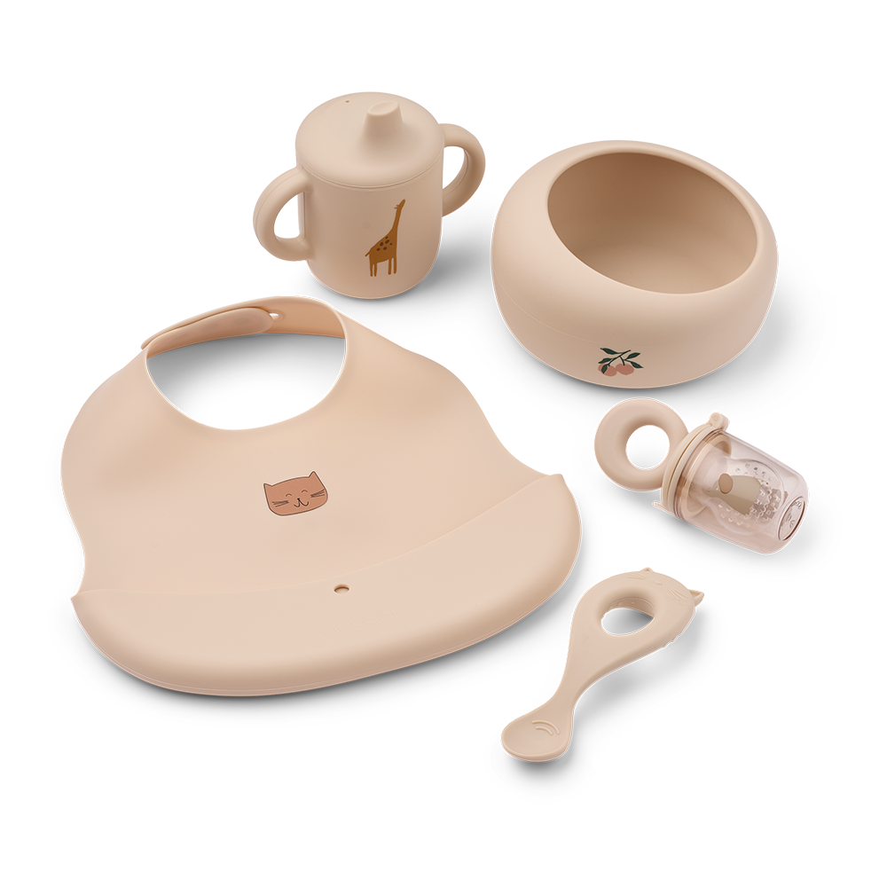Liewood  Babygeschirr Set 'Mileah' Apple Blossom