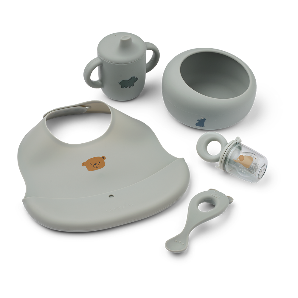 Liewood  Babygeschirr Set 'Mileah' Dove Blue