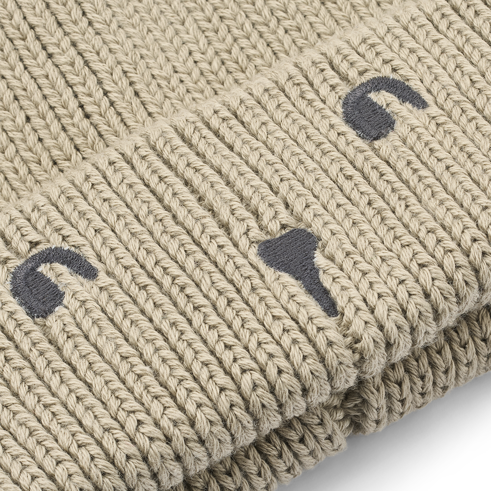 Liewood  Strickmütze mit Hasen Stickdetails 'Gina' Mist