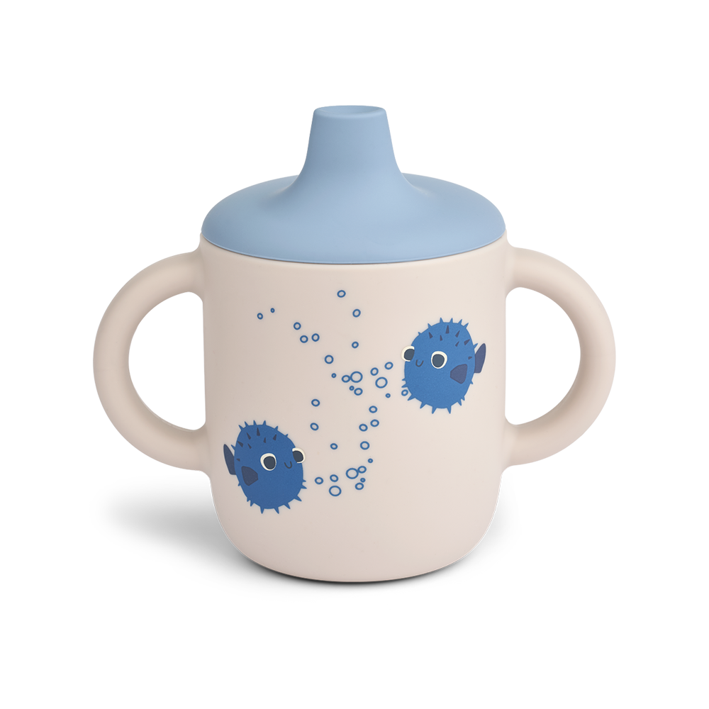 Liewood Silikon Trinkbecher 'Neil' Pufferfish/Sandy