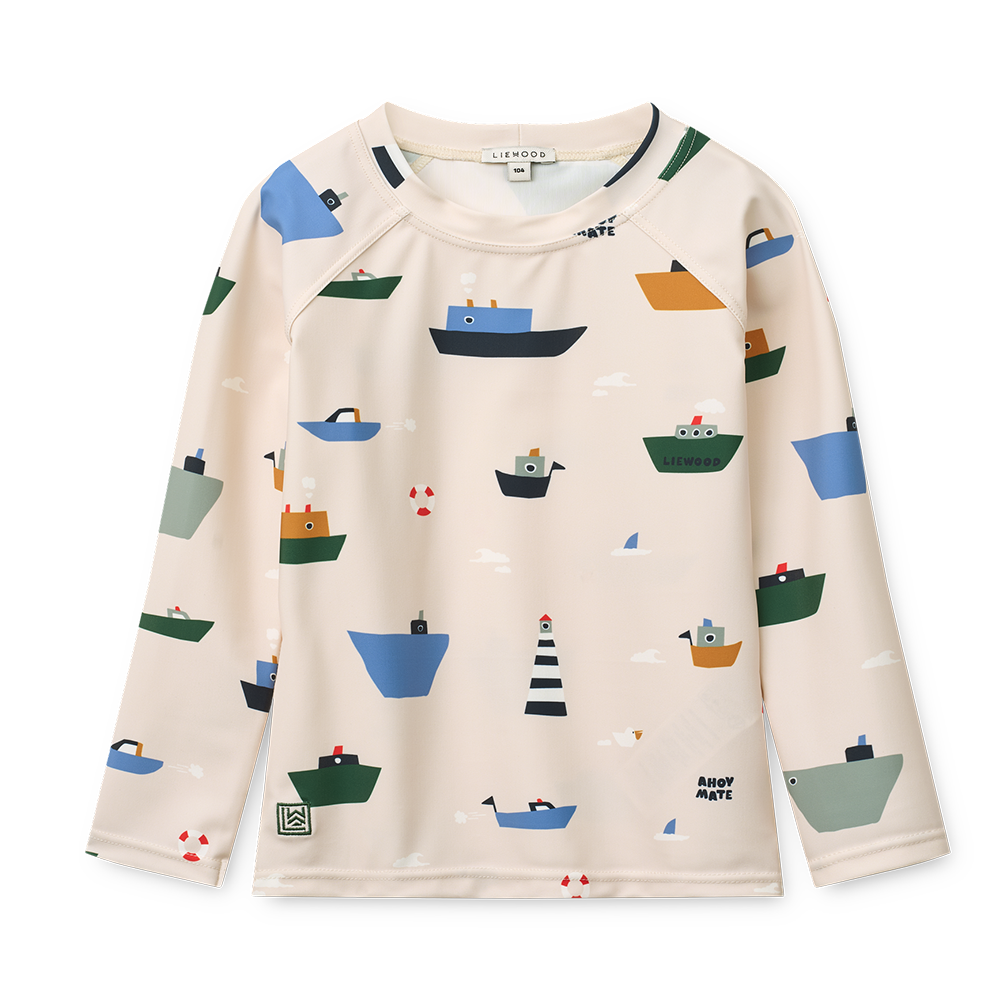 Liewood UV Swim Shirt 'Noah' Boards/Light Sailing/Sandy