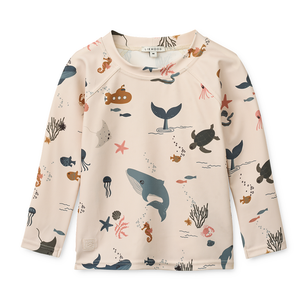 Liewood UV-Badeshirt 'Noah' Sea Creature/Sandy