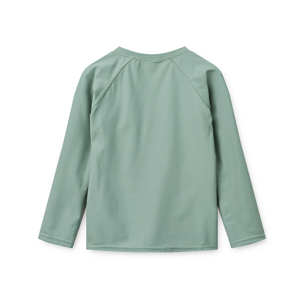 Haut de maillot de bain anti-UV Liewood « Noah » It Comes In Waves/Peppermint